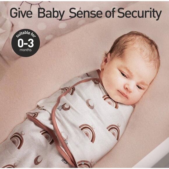 GLLQUEN BABY Swaddle Blanket 3 Pack Organic Earth Tones 0-3 Months NEW & SEALED! - Picture 7 of 7